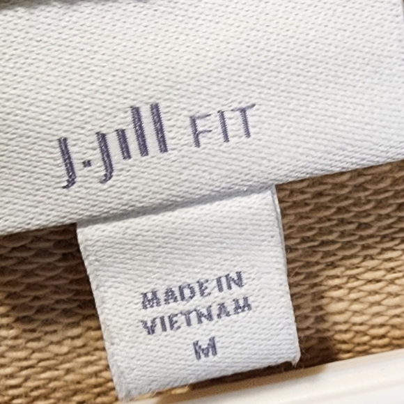 J Jill Fit Women's Beige Crew Neck Sweater Size M - Picture 5 of 13